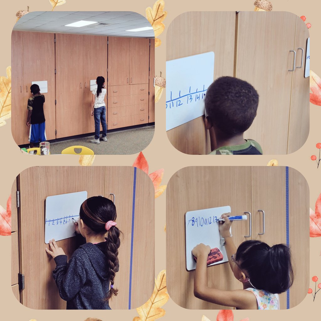 Tabitha Saglime (@saglimetx) on Twitter photo Working on before and after target numbers using a numberline as a strategy during intervention time. The students loved standing up to show their work! <a href="/kloneal2/">Kim O'Neal</a> <a href="/McDougleKISD/">McDougleKISD</a> <a href="/McDougleMathSci/">McDougleMathSci</a> <a href="/KleinISDMath/">Klein ISD Math</a> Working on before and after target numbers using a numberline as a strategy during intervention time. The students loved standing up to show their work! <a href="/kloneal2/">Kim O'Neal</a> <a href="/McDougleKISD/">McDougleKISD</a> <a href="/McDougleMathSci/">McDougleMathSci</a> <a href="/KleinISDMath/">Klein ISD Math</a>