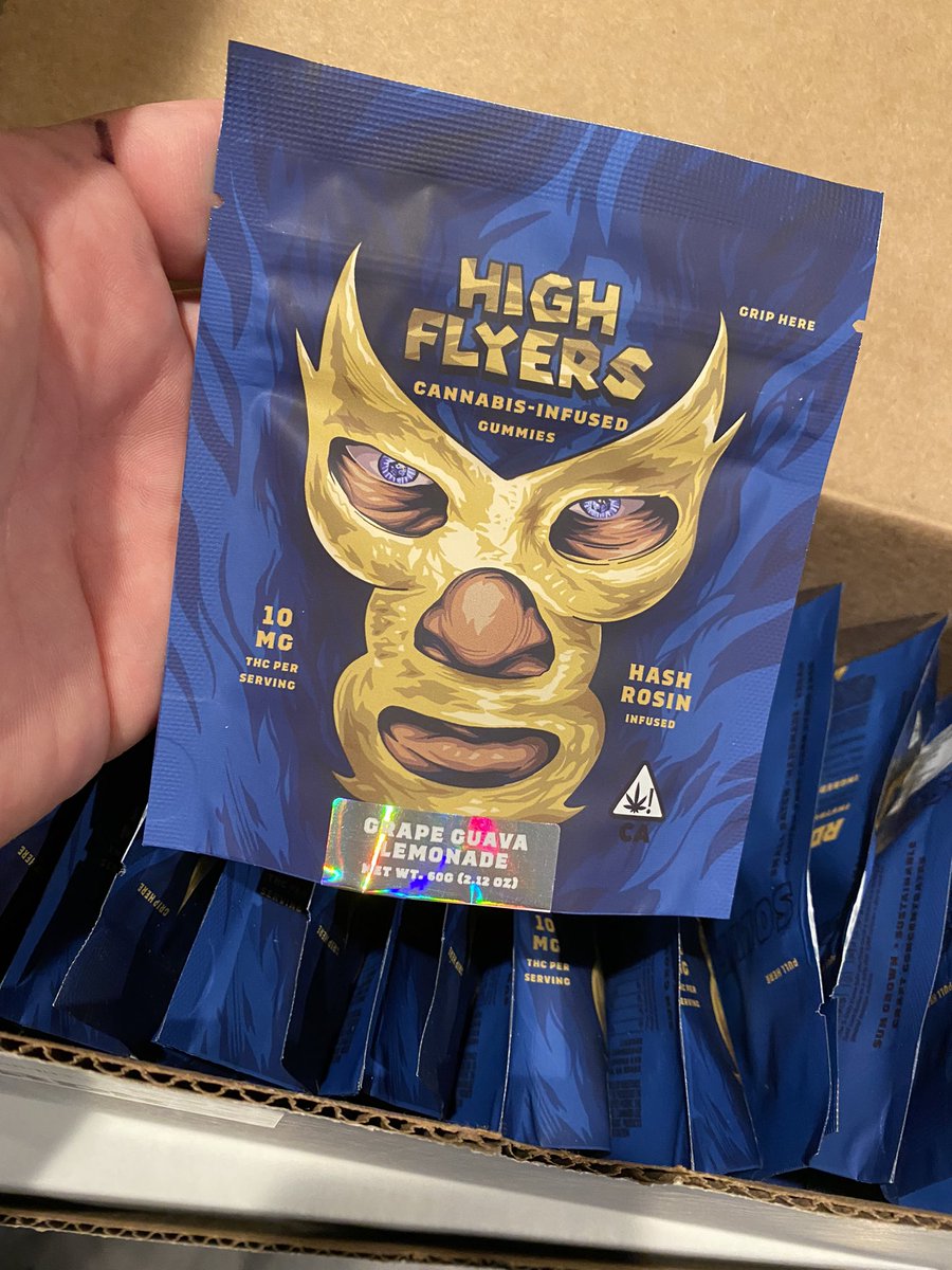 mercywellness2's tweet photo. Brand new flavor of #RealDealResin #HighFlyers #HashRosin #gummies now available #mercyfam #dispensary https://t.co/gpJhpgYWqu