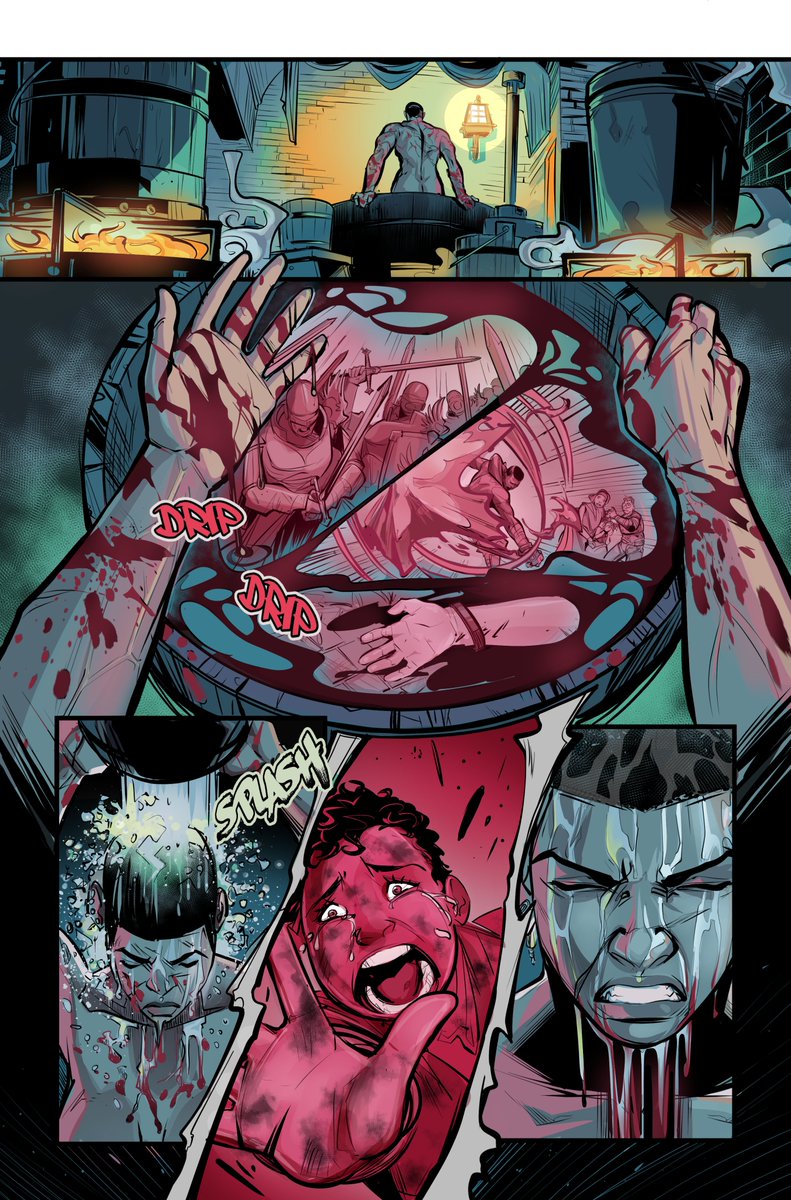 Did someone say hot lesbian warrior taking a bath while recalling painful childhood memories? 

Good. Here's your image preview from THE LEAST WE CAN DO #3 (out NOV 9)
You're welcome.