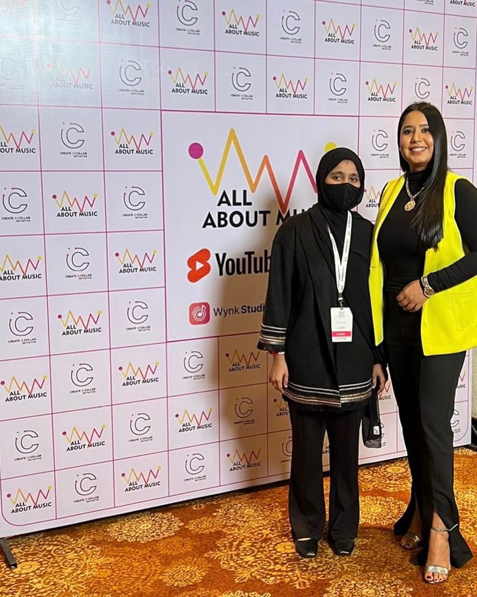 RahmanKhatija's tweet photo. At @allaboutmusicin in conversation with @nirmika. We discussed some untouched topics - vulnerability, projects at the #ARRahmanFoundation, dismantling dominating power structures etc #womeninmusic #womensupportingwomen #risingup #allaboutmusic #breakingstereotypes https://t.co/p65PegTsVU