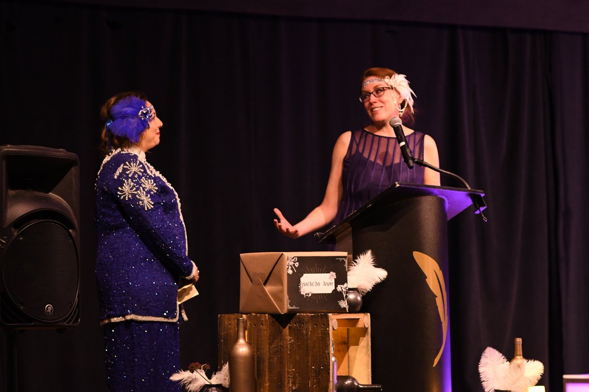 The_Aurora_Fox's tweet photo. Thank you so much to everyone who attended the Aurora Fox Gala last Saturday! We danced, ate delicious food, listened to great music, and were able to raise around $6,000 for our student matinee performances this season. Your support keeps the Fox going and we are so grateful. 🦊 https://t.co/4mnKXn6bZc