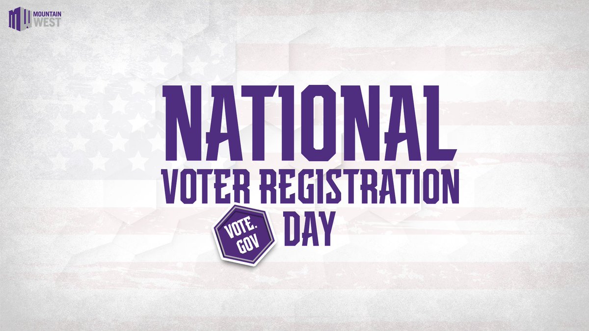 MountainWest's tweet photo. It's #NationalVoterRegistrationDay 

Head to https://t.co/lAEKNEa6YW to make sure you are registered! https://t.co/DWzTvGqONf