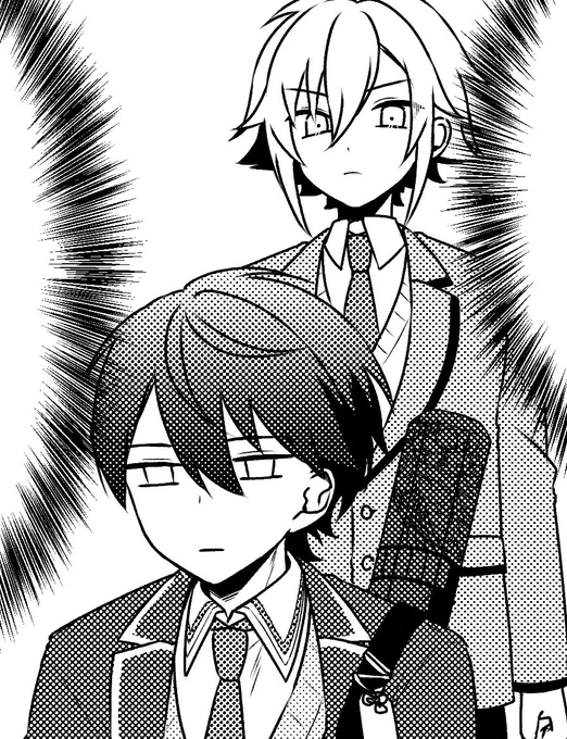 今日の夜あたり⚔と🌙の漫画あげます 
