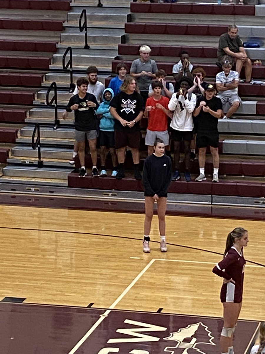 MrsSyron's tweet photo. Student section has arrived! Let’s go Warriors! https://t.co/pcPrgSDDqq