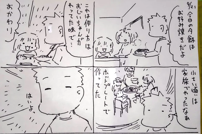 #本日のむすめさん
今度はホットプレートで一緒に作るのもいいね。 