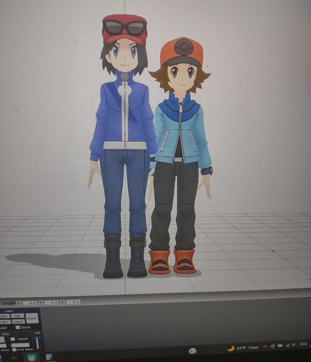 Touyarokii's tweet photo. Was looking at Pokemon Masters models and… unovans are so SHORT https://t.co/K1KF8c3Zhh
