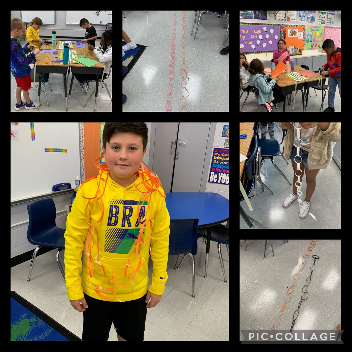 Paper chain STEM activity was a hit! Congrats to Nicholas on his orange chain win!!! <a href="/carpenterrocket/">Carpenter School</a>