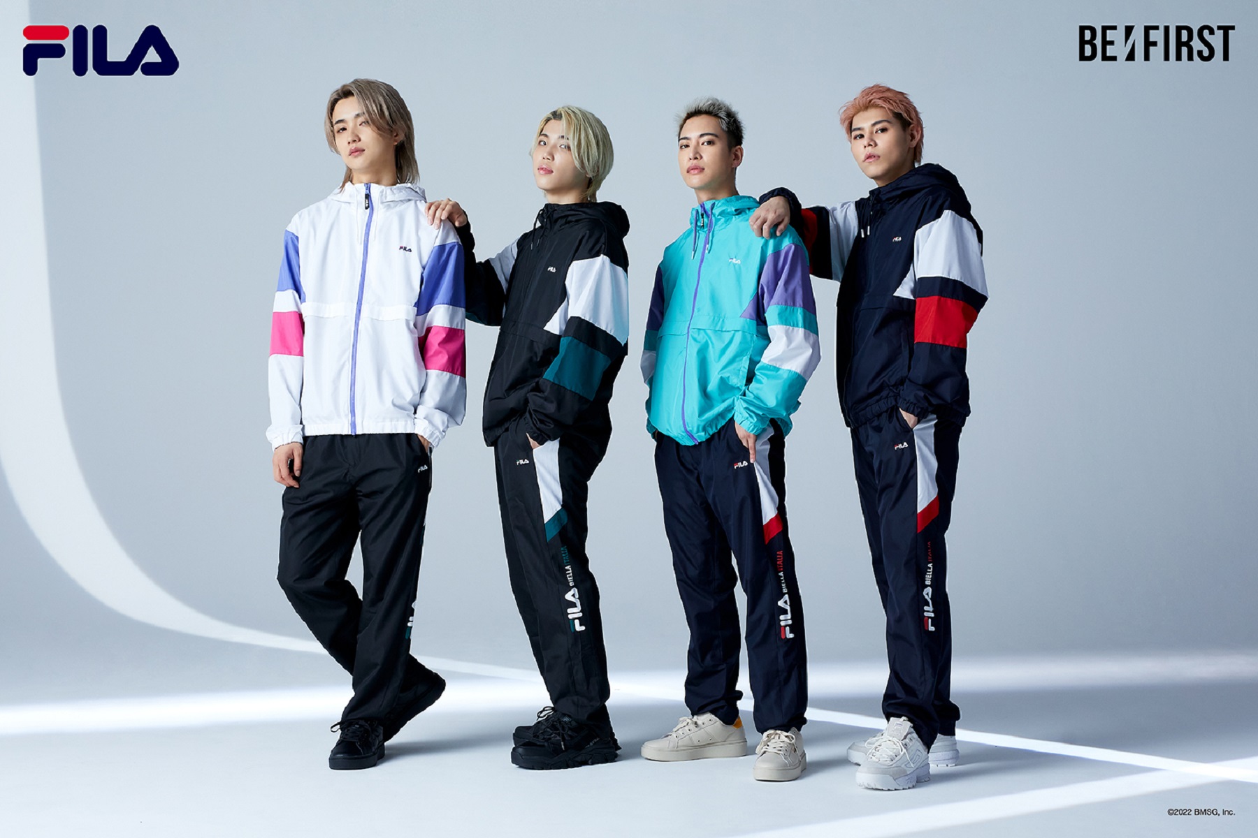 fila フェイクファー　BE:FIRST JUNON着用メンズ