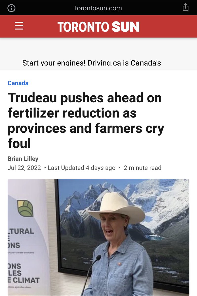 depth386's tweet image. I think a recession does cause a pivot, but I believe we are in an uptrend now. So the low will be higher (not a repeat of Covid rates) and greentard policies surrounding agricultural fertilizers in 🇨🇦 🇳🇱 🇱🇰 + will drive inflation and rates even higher some time around 2030+