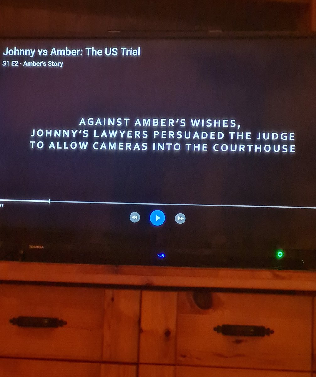 This is a lie <a href="/discoveryplus/">discovery+</a> 
8 minutes into the new Johnny Vs Amber:The US Trial documentary episode 2: Amber's story
