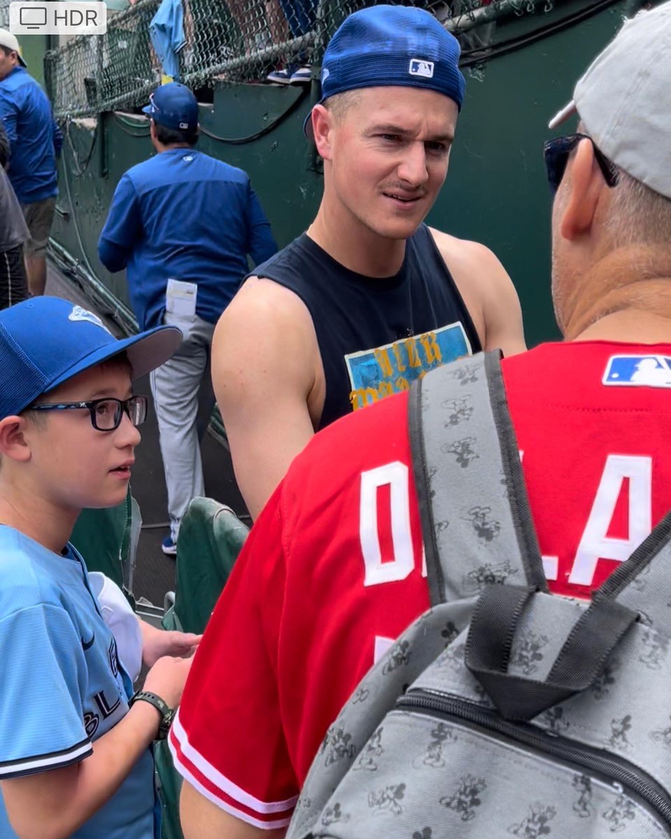 Matt Chapman signed his HR from Toronto that hit the facing of the 500 level. #NextLevel