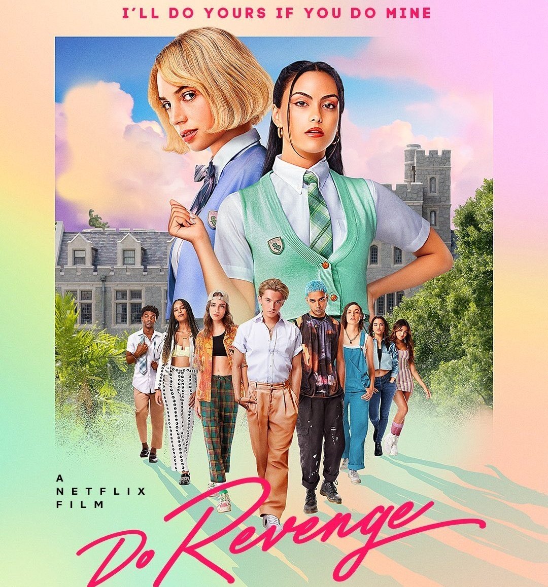 DailyRodrigo's tweet photo. 💬| Netflix's "Do Revenge" director reveals SOUR inspired the film.

"It was going back to those soundtracks [Reputation &amp; Sour]. I did listen to Sour by Olivia Rodrigo a lot [while writing the scripts &amp; directing] because I feel like Sour is a very "Do Revenge" record" https://t.co/277SvDaSdo