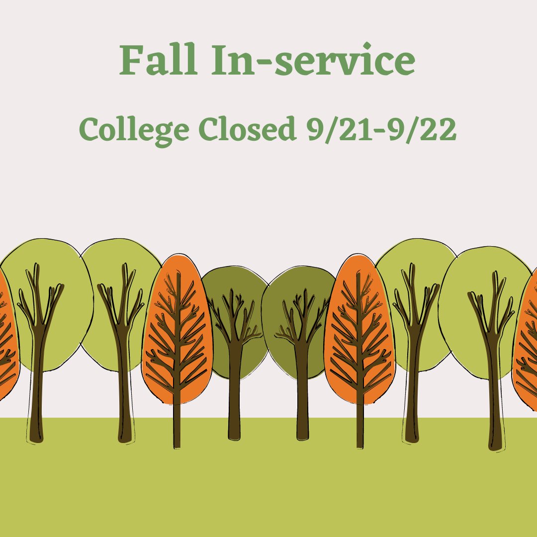 lanecclibrary's tweet photo. Lane Community College and the Library will be closed 9/21-9/22 for Fall In-service and will reopen on 9/23. Note: Library hours for 9/23 (Friday) will be from 9-4:30 for this Friday only. Starting 9/26 the Library will begin its new hours. For more info: https://t.co/BLFWCnoqBZ https://t.co/EcubrmrQie