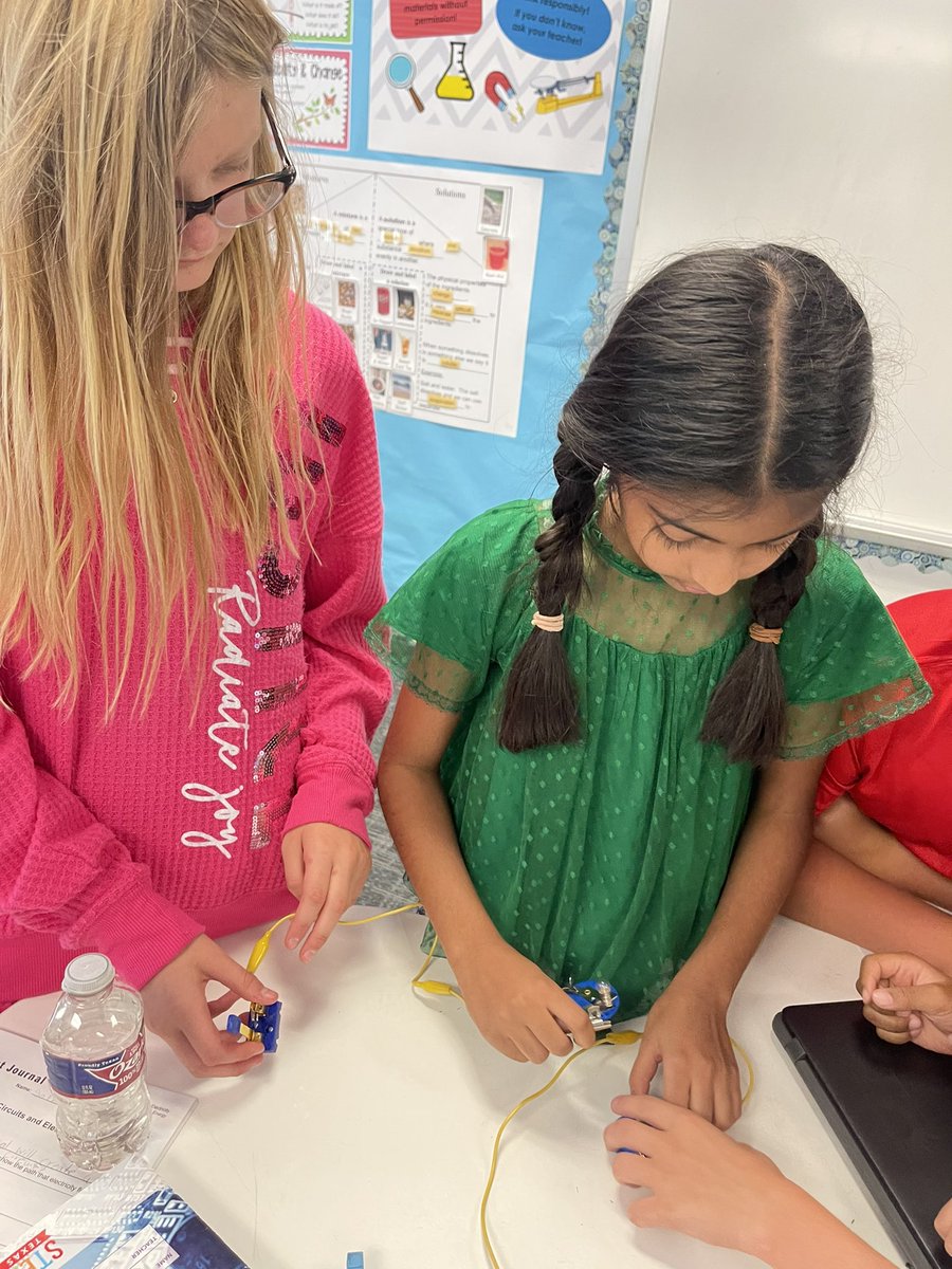 TeamFab5th's tweet photo. Circuit and electricity investigations are creating a fun, electric environment in fifth grade this week! 💡
@SpearsElem https://t.co/wVQSTgpr2O