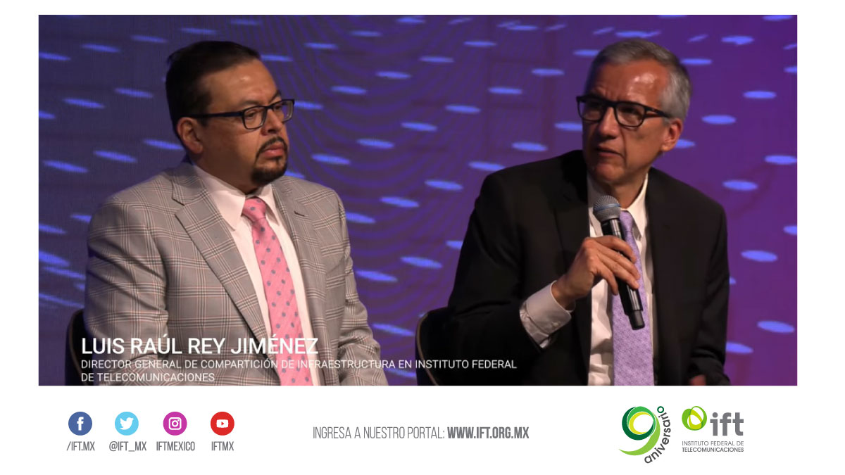 IFT_MX's tweet photo. El Director General de Compartición de Infraestructura del @IFT_MX, @luisrreyj,  participa en el #Diálogo: "La #Nube como habilitadora de la economía y la #TransformaciónDigital🌐", durante el primer día de #MX5G. https://t.co/ZhsmDb52ET