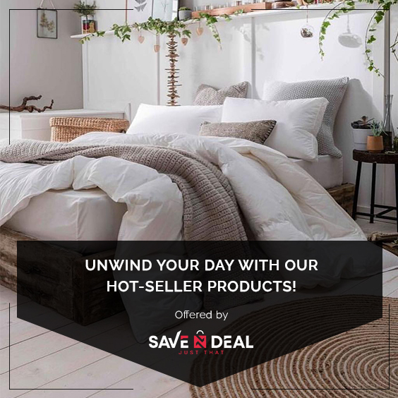SaveNDeal1's tweet photo. For most people, coming home to a well-made bed and soft sheets make half of their tension go away.
Find a huge range of duvets, comforters, bedsheets, pillows, blankets, mattresses, and even towels on our website that not only offer style but comfort as well. Happy shopping! https://t.co/fArPIpF06P