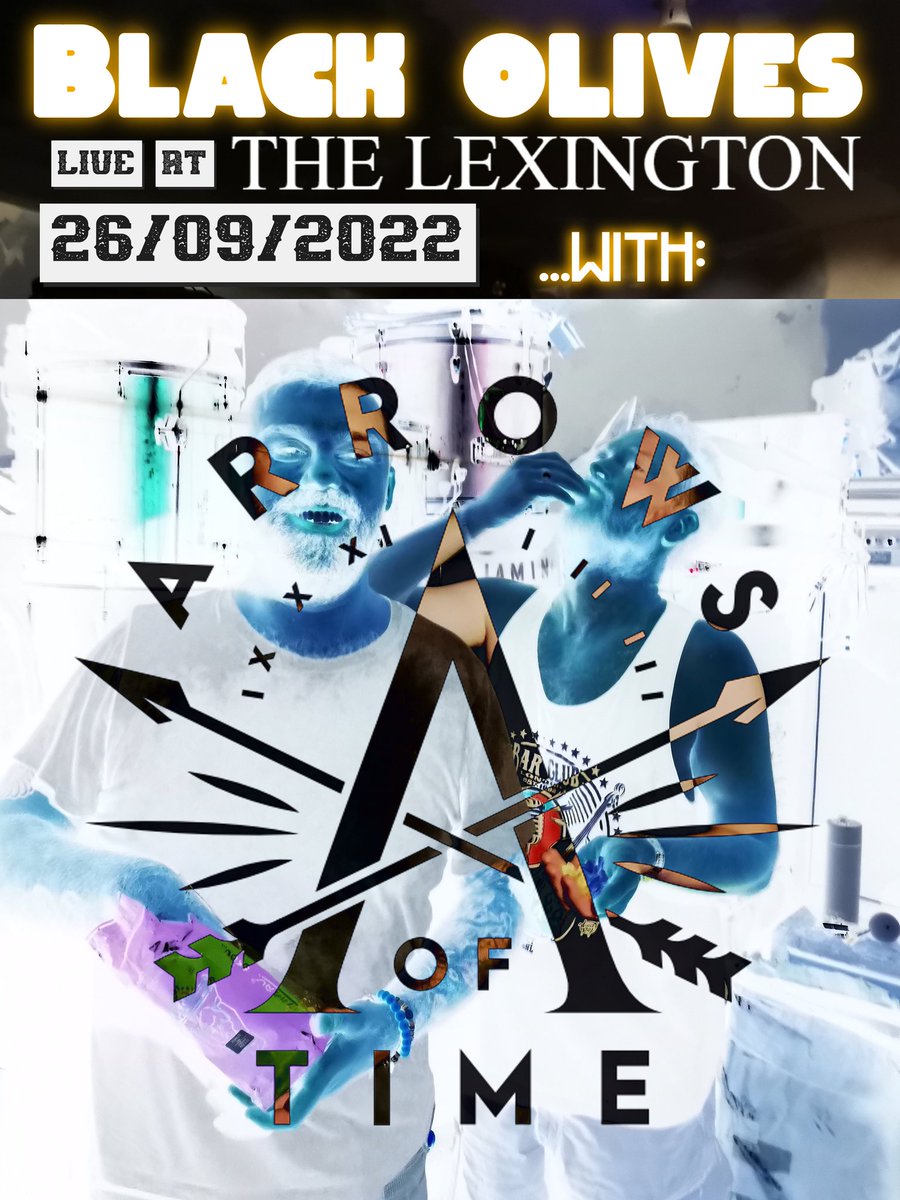 arrowsoftime's tweet image. 26/09/2022 we finally play at @thelexington -- can't wait 💘