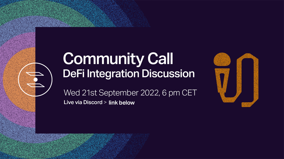 Definews_Info's tweet photo. 💫 @InterlayHQ will be having a #DeFi Discussion on their #Discord Channel this coming 21st September 2022

💫 #interBTC is hosted as a parachain #Polkadot and can be easily used on #Ethereum, @Cosmos, @Kusamanetwork and other networks

🔽 INFO
https://t.co/5BtQ6dPbhA
#Definews https://t.co/8DcLJGRomu