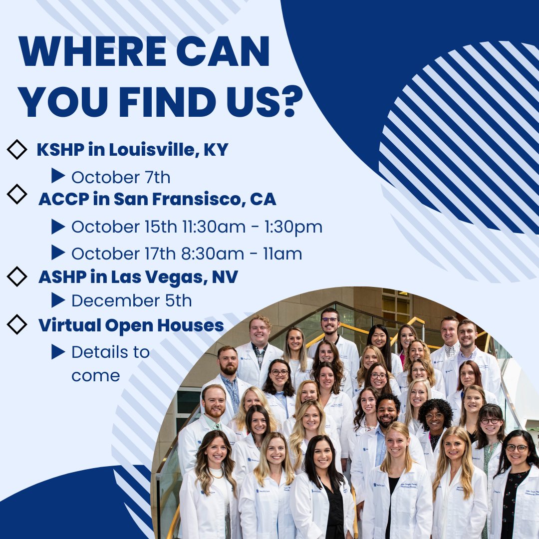 Ready for residency recruitment season?? 
Mark your 🗓 &amp; come hang out with UK Healthcare at these showcases!