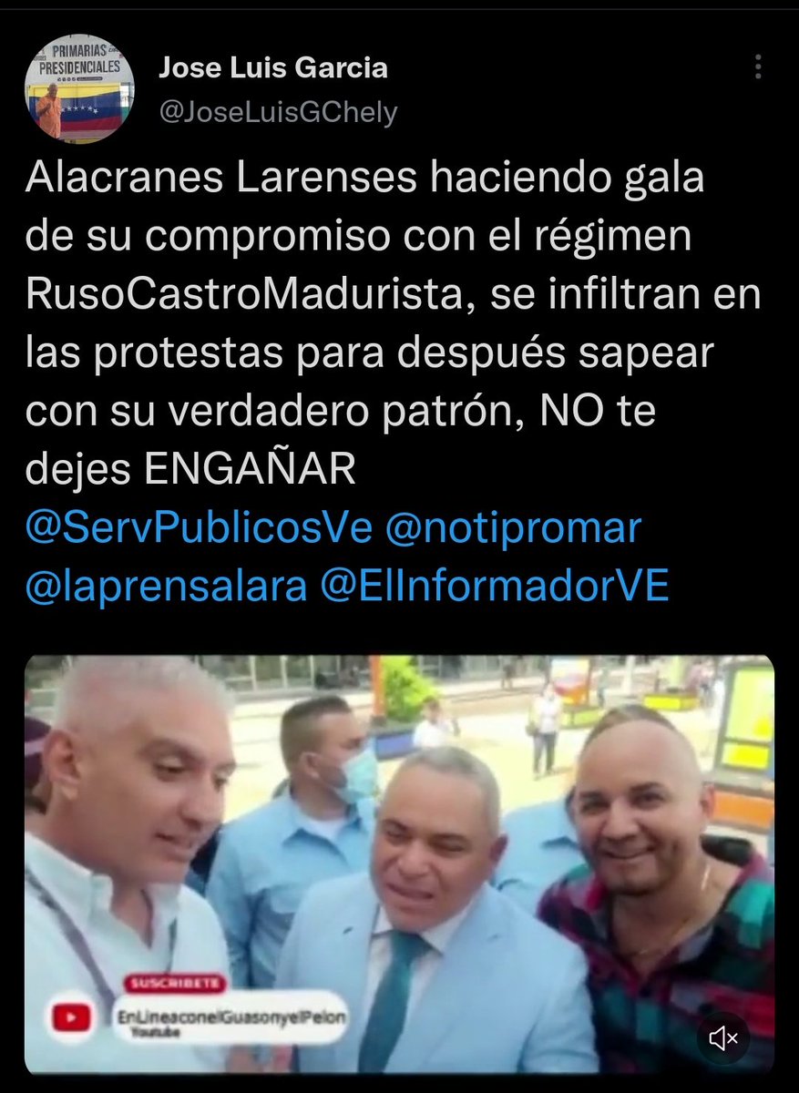 No sé quién es este bate quebrado pero  deja la envidia pendejo ya sabemos que eres fans del programa; mientras tú sigues siendo nadie nosotros seguimos pa lante " En Línea con el Guasón y el Pelon 🤡😶" Suscribanse y disfrútenlo por YouTube 👊