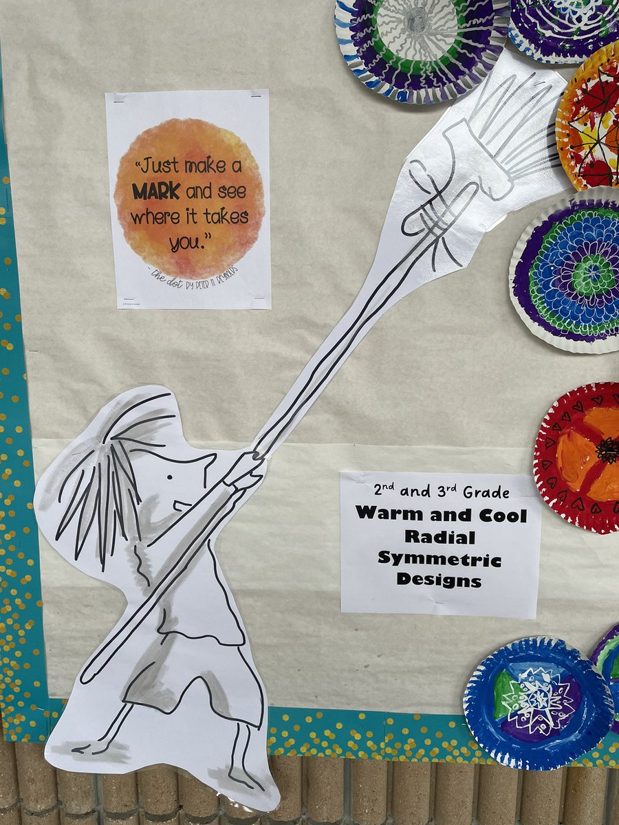 Happy (belated) international dot day!! Warm and cool radial symmetric designs by 2nd and 3rd grade students at <a href="/PinecrestSOARS/">PinecrestSOARs</a>! #InternationalDotDay @peterhreynolds <a href="/CollierFineArts/">CCPS Fine Arts</a>