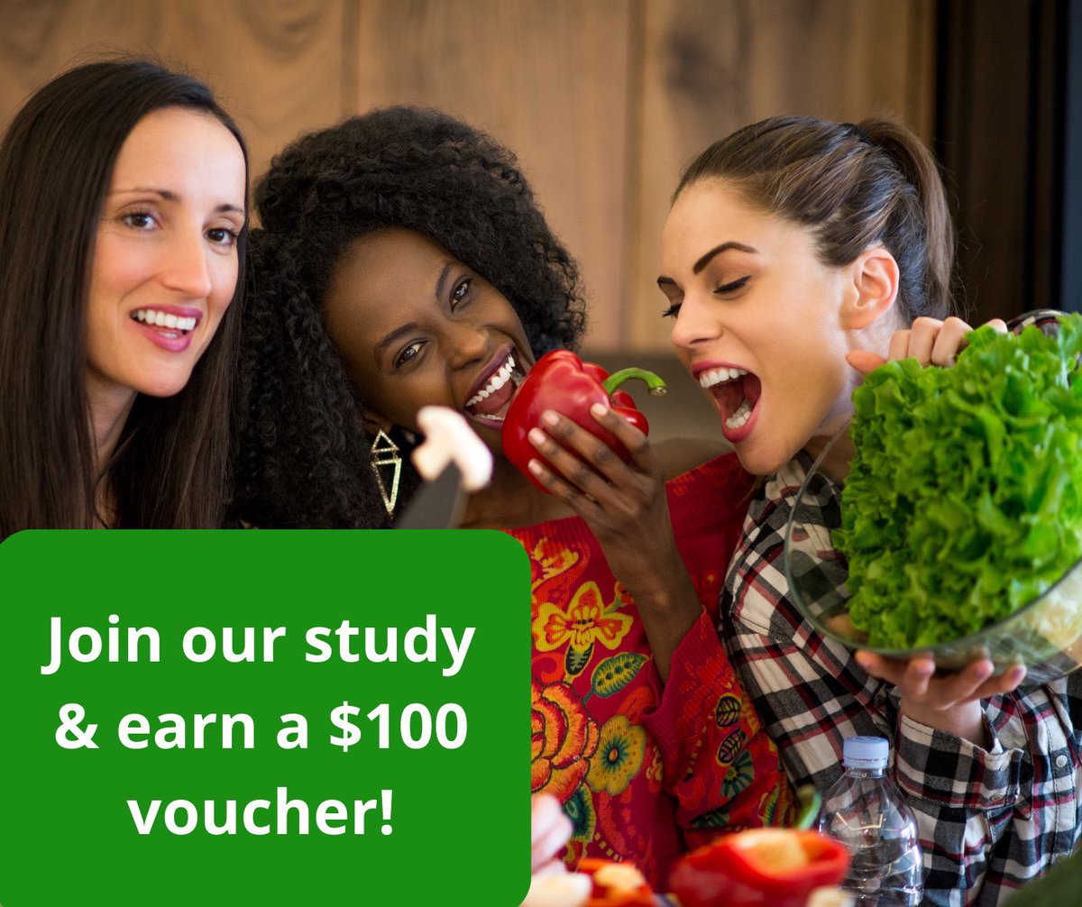 Katmlivingstone's tweet image. 🚨 We are recruiting!

We need young adults (18-35y) living in regional Victoria and Western Australia to help us test a digital tool to increase veg intake! 🥬🌽🥕

More info: bit.ly/3BTznpJ
Please RT!