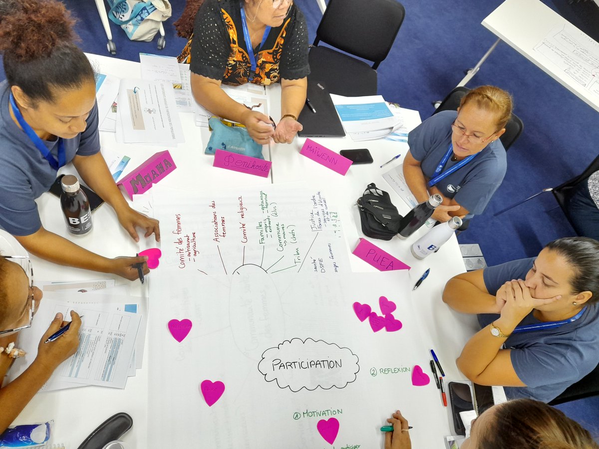 30 agents de santé de Nouvelle-Calédonie, Polynésie française et Wallis-et-Futuna ont participé à une formation en santé communautaire : 🎯 mettre les besoins de l’individu au cœur des actions de promotion de la santé. 
#BeatNCDs