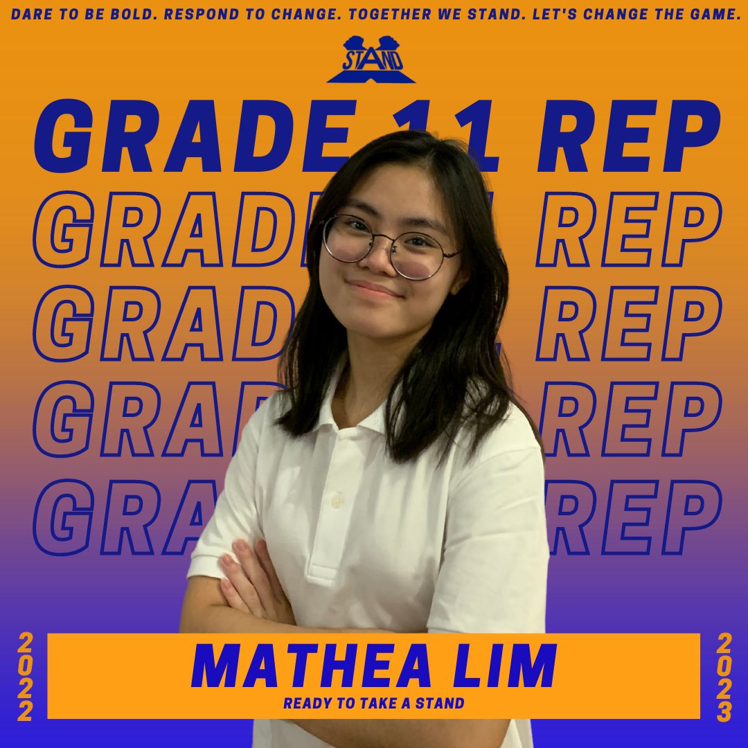 cdustandparty's tweet photo. The time has finally come for us to reveal your candidates running under the might banner of STAND Party! 

Standing with you, by you, and for you, here are your Grade 11 Representatives!

💙🧡

#STAND2022
#iStandWithSTAND https://t.co/YhhrzsVUnR