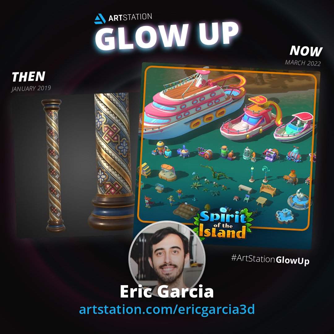 My Glow Up for this year :D
#ArtStationGlowUp