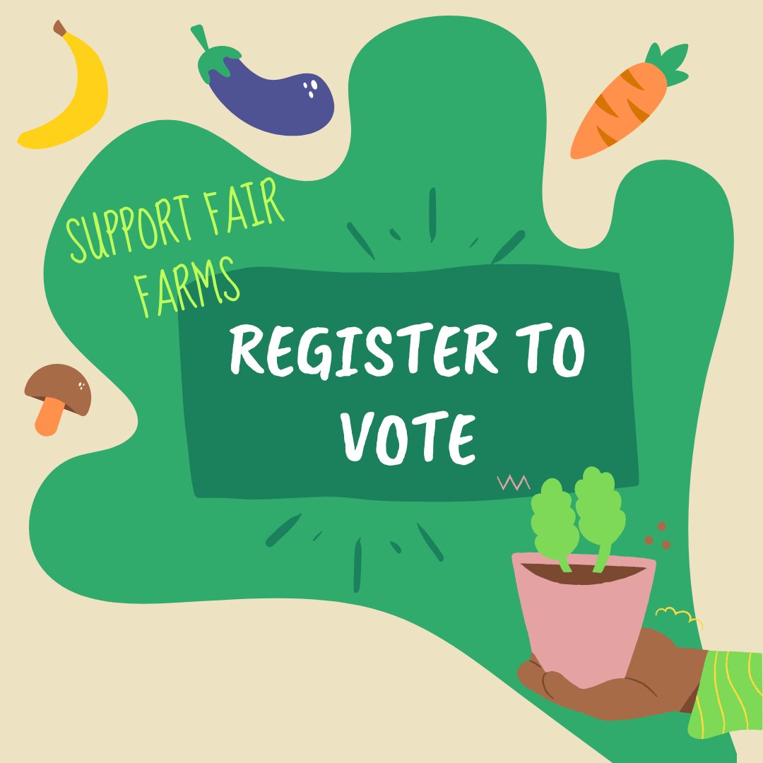 Check your voter registration status or register to vote! It's critical we elect leaders this November who will fight for #FairFarms throughout Maryland! vote411.org #VoteForCleanAg #NationalVoterRegistrationDay