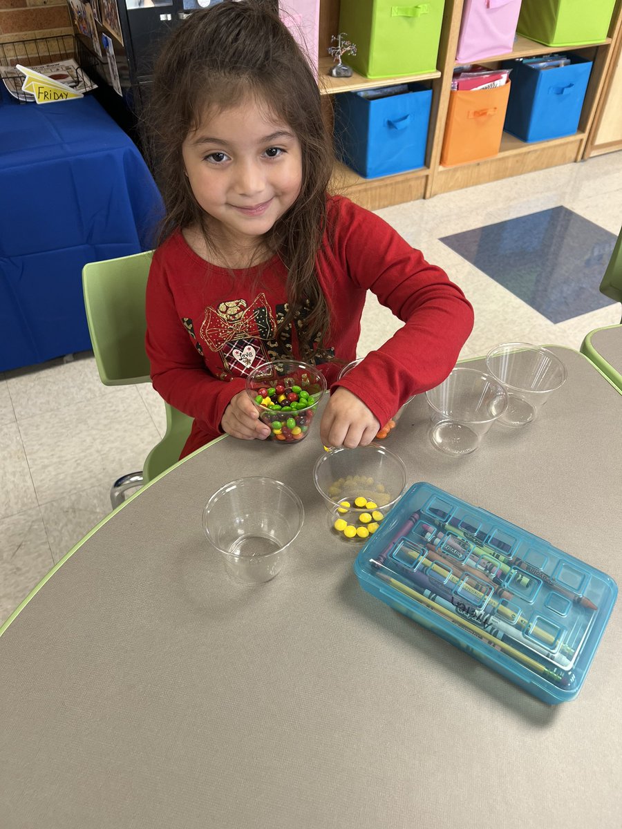 Newman2728's tweet photo. Our kinder ELLs loved using skittles to sort and practice saying the color words🌈 https://t.co/dFDH4ll6rz