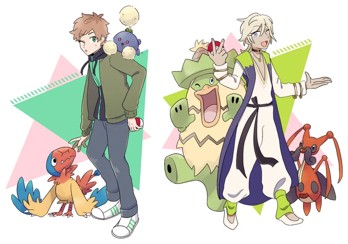 ※ポケモンパロ春組の 綴と シトロンが 勝負をしかけてきた! 