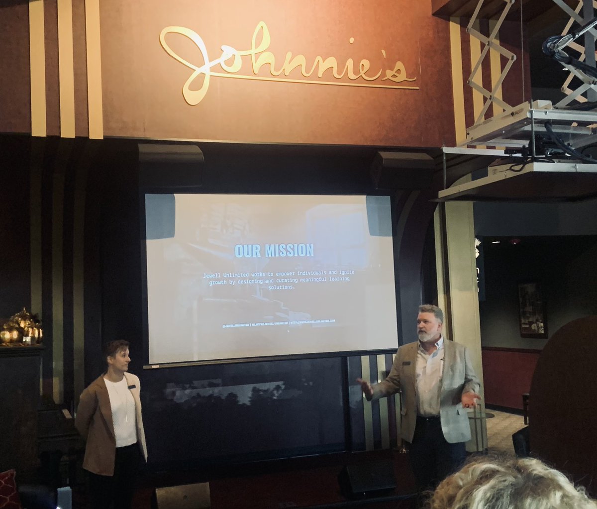 From our own <a href="/gam1970/">Glen Martin</a> “Empowered individuals that know more than they did the hour before or the day before will help you grow your organization.” Thanks Liberty <a href="/bbtheatres/">B&B Theatres</a> for hosting the Liberty Economic Development Council today and allowing <a href="/JewellUnltd/">Jewell Unlimited</a> to be a part of it!