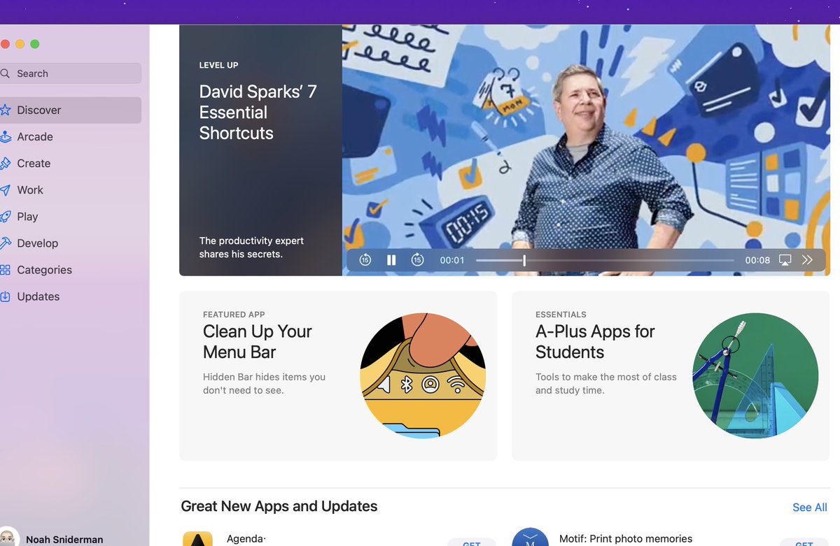 noah_sniderman's tweet photo. @MacSparky on the App Store homepage - you gotta love it! https://t.co/JYJ3pxfh9x