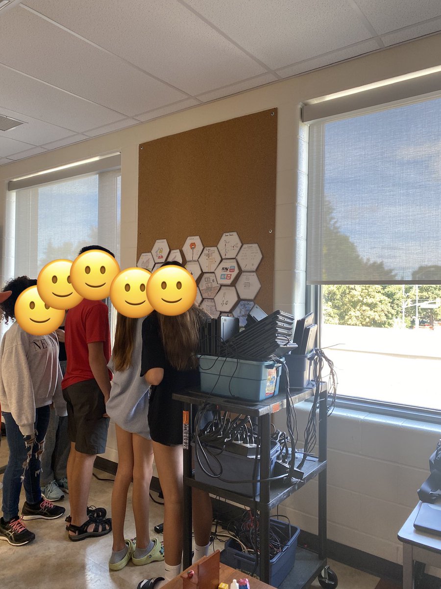 MissMBal's tweet photo. 8th graders may act too cool for school sometimes but this bunch definitely took time to look at their own work anytime it was added. I even heard one say “mines not up yet, I finished it!!” to a friend. I’ll showcase my favourite board when I get them all up! @MartinSt184 https://t.co/KJKmyQaL3s