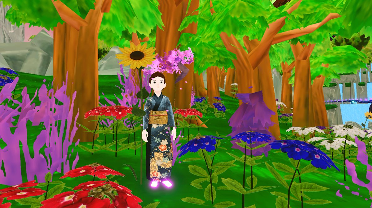 sherrybeary111's tweet photo. Such a beautiful garden at #RecycleUp Sustainability-Inspired Wearables #837X #Samsung in #Decentraland 103,76 https://t.co/HGHN4eMo3e