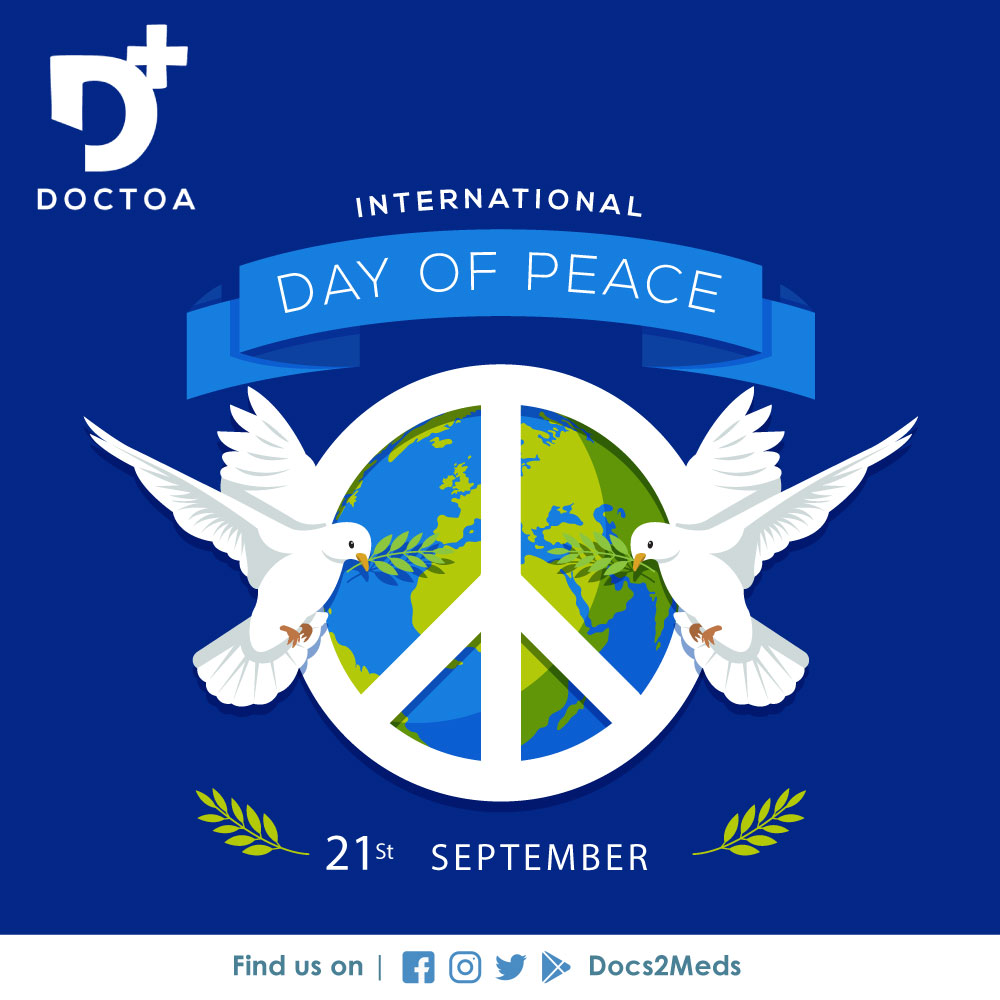 docs2meds's tweet image. Happy International Day of Peace Everyone!

#peace #nonviolence #peaceday #internationalpeaceday #internationalpeaceday2022 #happiness #docs2meds #sanjeevani #doctoa #healthcare #onestepahead