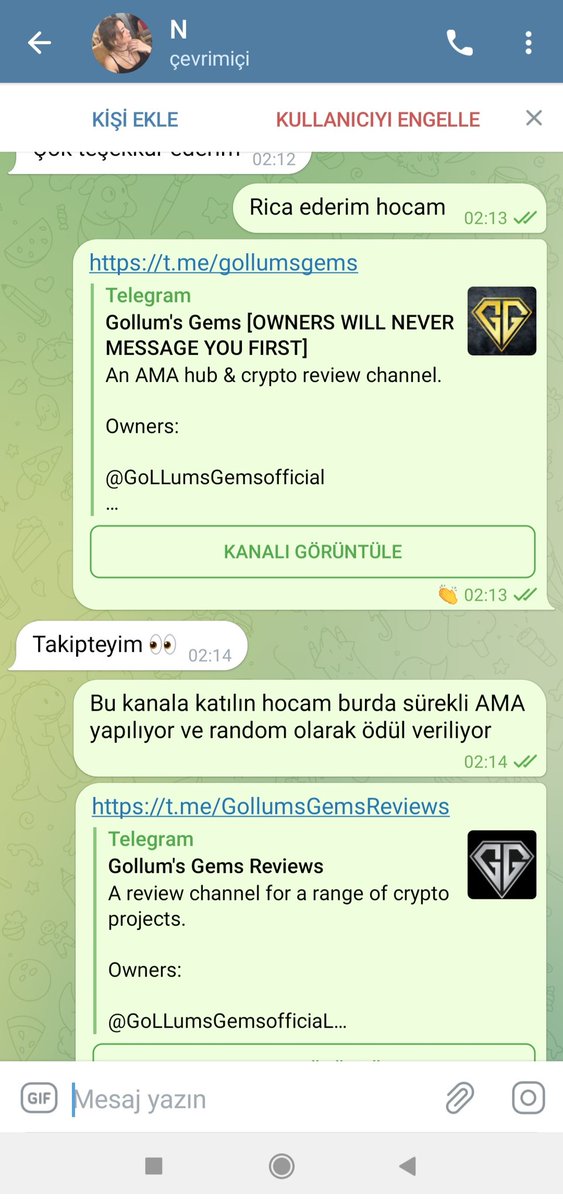 kaan_gollumsgem's tweet photo. Hello friends. I told this friend I met on Telegram about the family. So he Decided to join us. Let's welcome him.🥳🥳🔥🔥😍😍
@kriptonilll
@GollumsGems
#GGARMY
#GGSOLDİERS
#MYGGFAM https://t.co/Ern3v1D6Qq