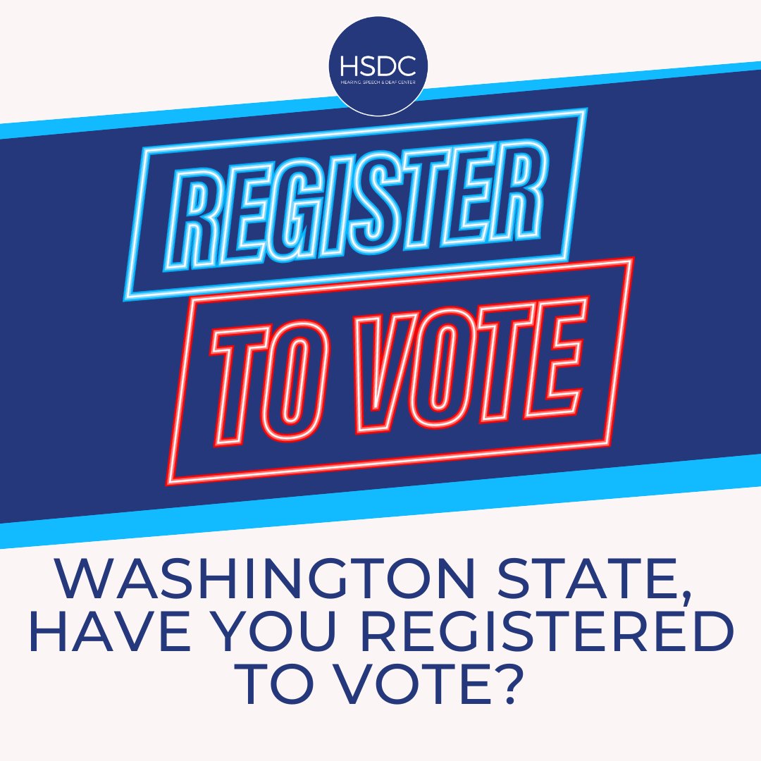 hsdcorg's tweet image. Join us in celebrating National Voter Registration Day! Get registered to vote and be ready to make your vote count. Visit VoteWA.gov to register or update online today! 

Retweet if you are registered!
#NationalVoterRegistrationDay #RegisterToVote #ExerciseYourRight