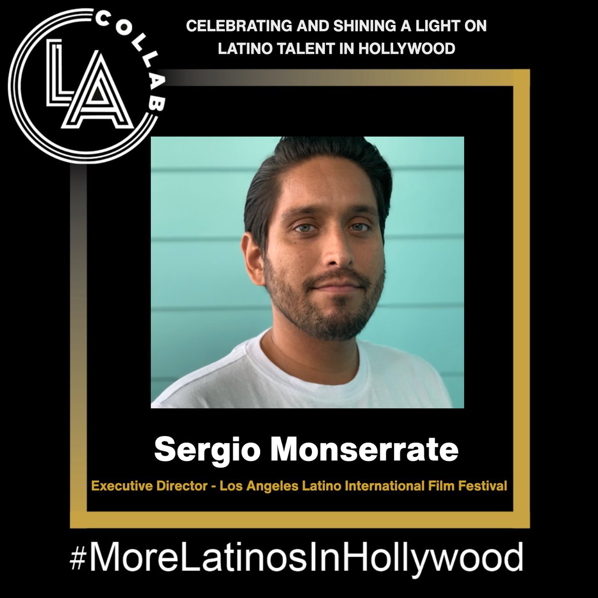 LA Collab is happy to celebrate Latinos from different parts of the Hollywood ecosystem making a positive impact for our community. Today we shine a light on Sergio Monserrate (@sergmonserrate). (1/4)