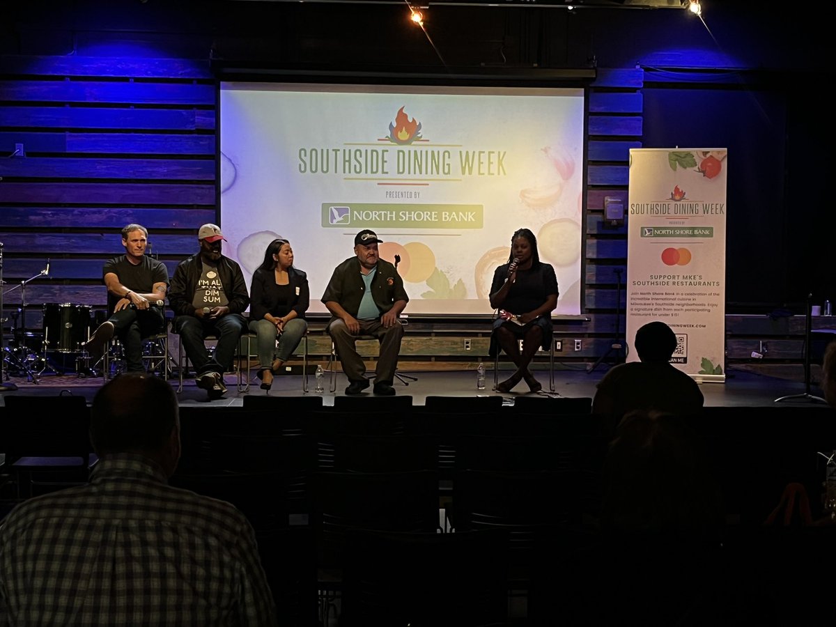 NEWaukee's tweet photo. The #SouthsideDiningWeek panel event is kicking off at @RadioMilwaukee. There is still time to head down for the event and sample some of the food you can find during Southside Dining Week! https://t.co/oHCkFGX41t