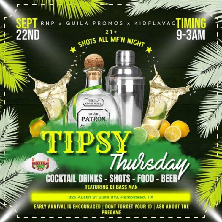 jjpeters_926's tweet photo. Back at it again! 😎#TispyThursday #RNP #QuilaPromos 🌵21+ https://t.co/RFQC8W1VFk