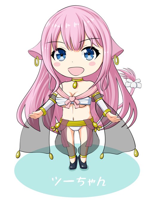 もつさん(@mtmtmot )家のツーちゃんを描きました〜φ(^o^) 