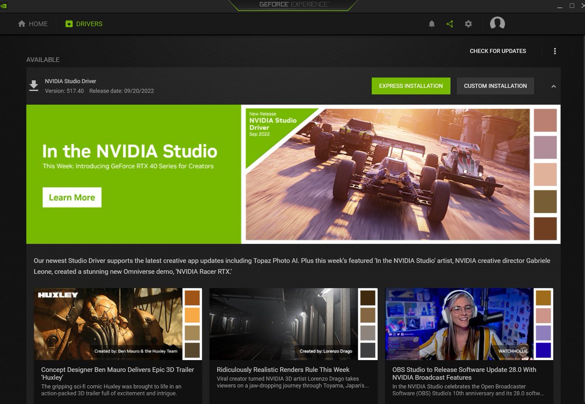 BenMauroArt's tweet photo. What everyone in the world see's when they go to update their Nvidia drivers right now.👀🤖🙏 https://t.co/i0cf5h5amr https://t.co/SUqVnyuX5j