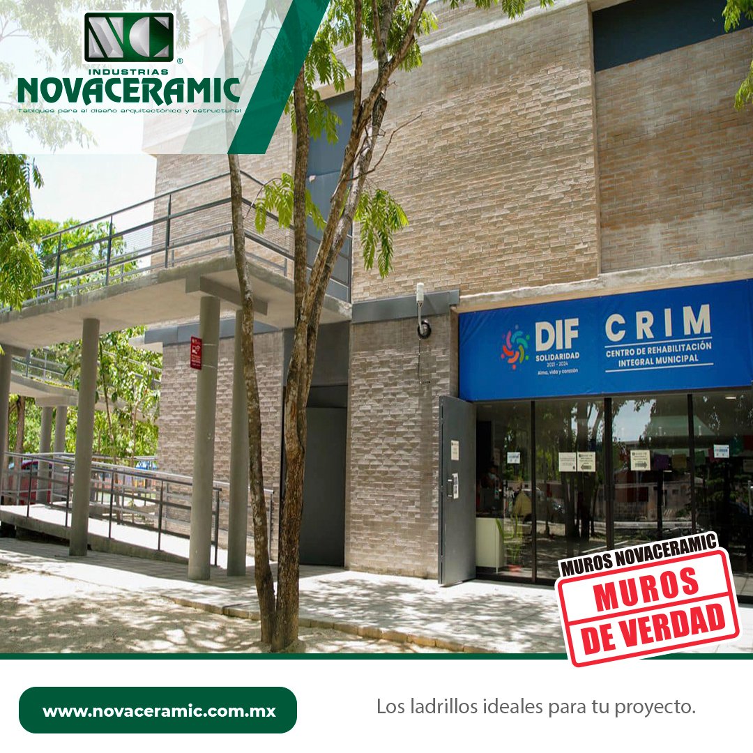 novaceramic's tweet photo. Algunos pequeños en #QuintanaRoo reciben terapia en instalaciones adecuadas para sus necesidades y #LadrillosNovaceramic 🧱 forman parte de ellas. #MurosDeVerdad #ArquitecturaConLadrillo #TransformandoEntornos
✅ Centro de Rehabilitación Integral Municipal
📸 @SEDATU_mx https://t.co/0rG8mioXsM