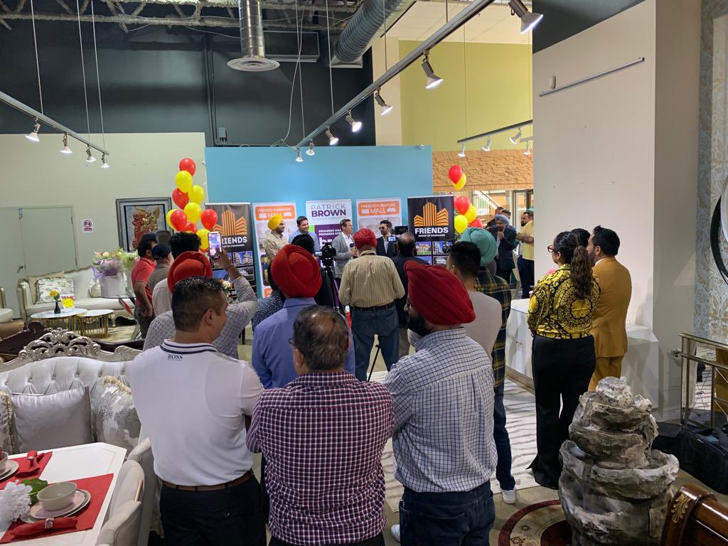 Patrick Brown on Twitter "Thank you Friends Furniture in Brampton for