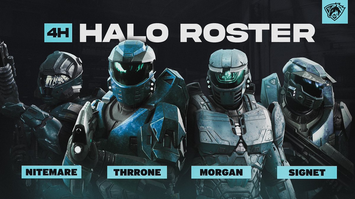 Team4H's tweet photo. 🚨 Announcing our official FØUR HØRSEMEN Competitive Halo Roster for @HCS Orlando🚨

Coach:

🗣️ @ETHERisBTB 

Players:

🐎 @NitemareFPS 
🐎 @Thrrone_ 
🐎 @Morgxnw 
🐎 Signet

#Team4H https://t.co/K4SGwf38Cs