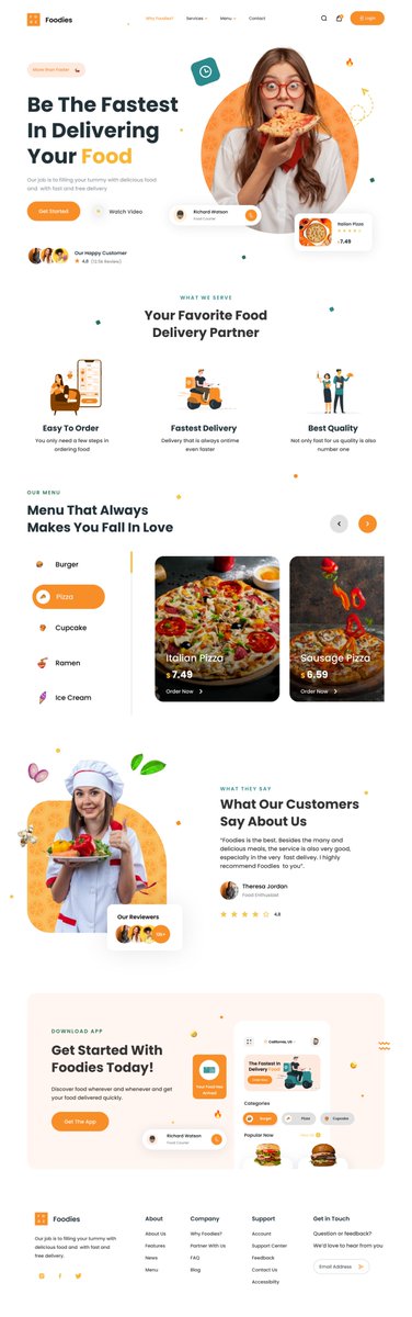 Creative_Sprks's tweet photo. Foodies 🍔 is a online food ordering website design on a modern layout.
Need a quality design contact me here:
https://t.co/Rti967JNv3

#foodie #ui #designers #foodapp #websitedesign #foodwebsite #uidesigner #websitedesigner #uiux #uiuxdesign #foodphotography https://t.co/3EZi9W29Qn