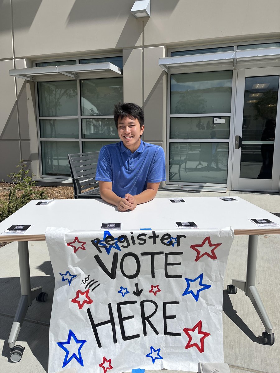 HartDistrict's tweet photo. Voter registration activities are taking place at schools across the District this week! https://t.co/ST6G7bZX99