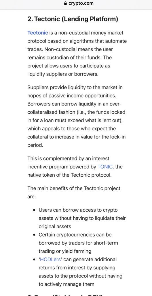 omgwtfbryan's tweet photo. You can borrow crypto and still make💰 @TectonicFi 💥 #supplycrypto and #borrowcrypto #usdt #btc #eth #CRO $TONIC $DAI #USDT #TUSD Pretty much says it all👇👀 https://t.co/50gZ1bdHiH